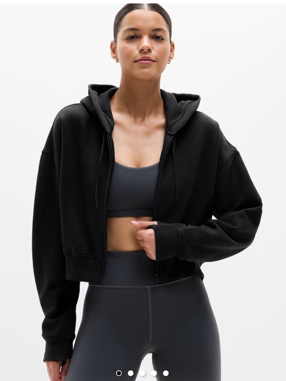 NWT!! Athleta FOREVER FLEECE
ULTRA CROP Sweatshirt